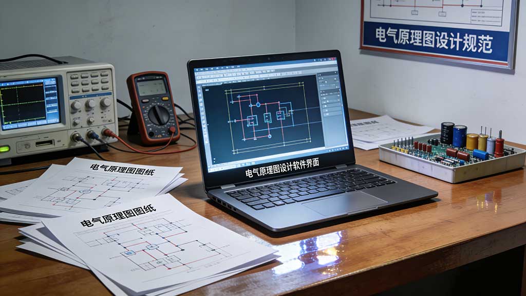电气原理图设计现场