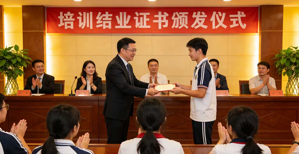 结业仪式现场