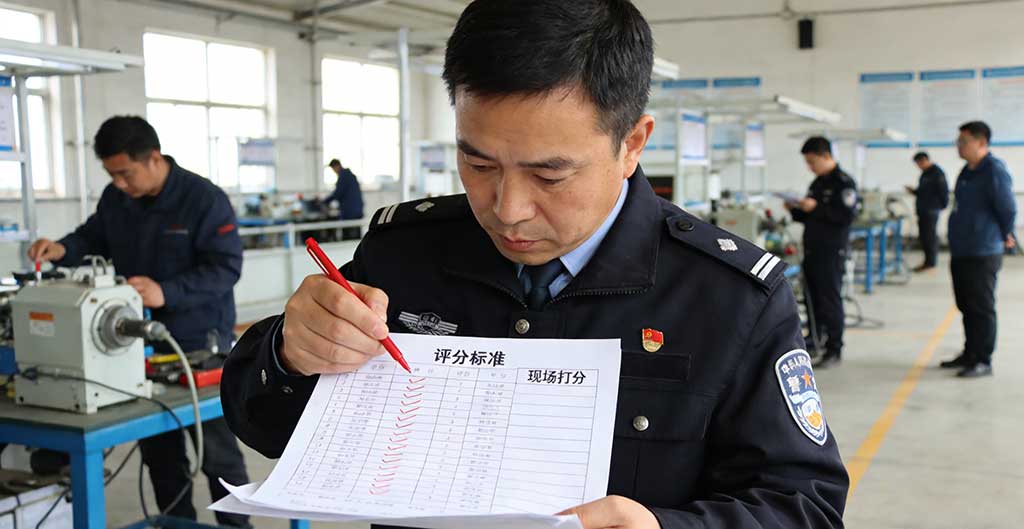 考评员现场评分